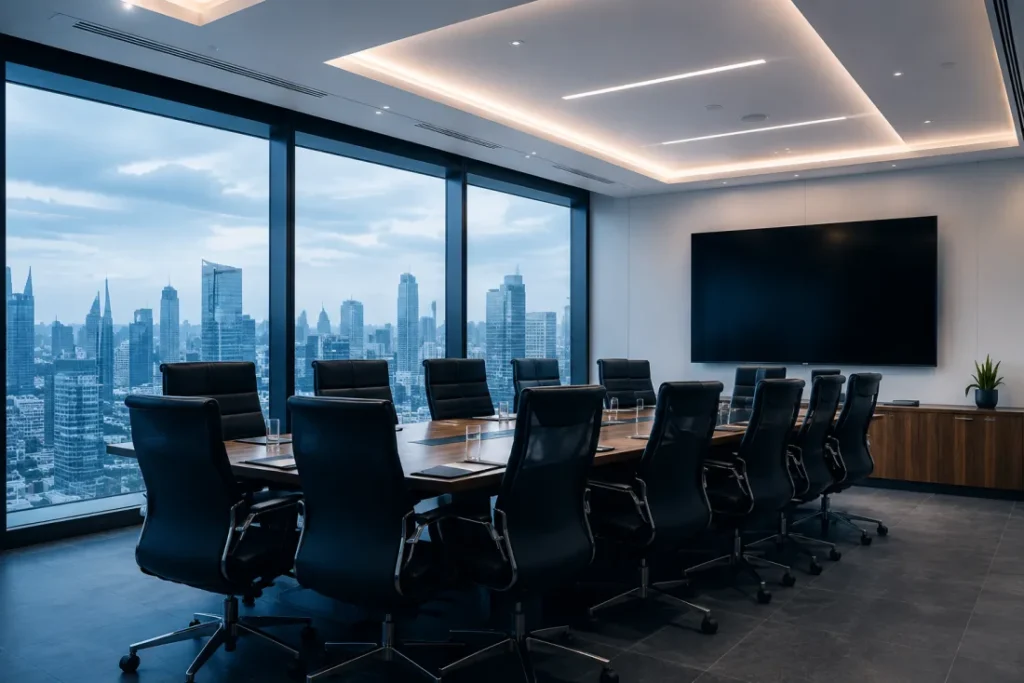 Corporate governance boardroom
